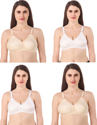 Hothy Non Padded Women Full Coverage Non Padded Bra(Multicolor)
