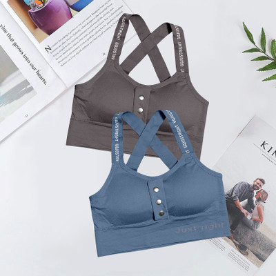 Comfy Secret Women Everyday Lightly Padded Bra(Grey)