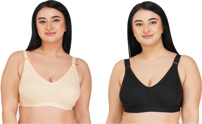 Mollis Women T-Shirt Non Padded Bra(Multicolor)