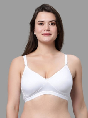Eden EDENBRA8WHITE Women T-Shirt Non Padded Bra(White)