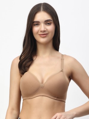 Floret Floret Women's Medium Coverage Heavily Padded Push-Up Bra Women Push-up Heavily Padded Bra(Gold)