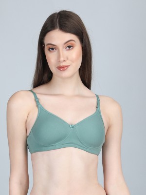 Nakshu Women Push-up Lightly Padded Bra(Light Green)