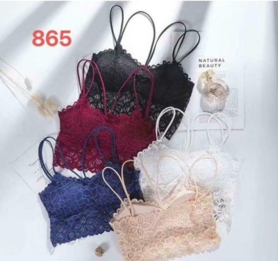 Unique Style Bralette Bra Women Bralette Lightly Padded Bra(Black, White, Beige, Maroon, Blue)