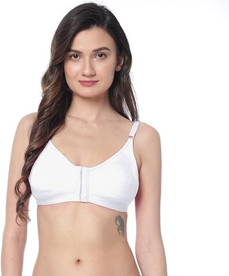 PARAVATIBAA ENTERPRISE Women Full Coverage Non Padded Bra(White)