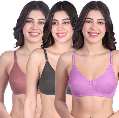 SKDREAMS Women Everyday Non Padded Bra(Multicolor)