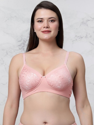 In Care LINGERIE ICPD2-11 Women T-Shirt Heavily Padded Bra(Pink)