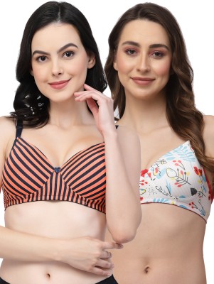 COLLEGE GIRL Polypad-502-Polypad-524 Women Everyday Lightly Padded Bra(Multicolor)