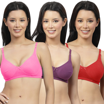 Shyam Sons FLAIR Women T-Shirt Non Padded Bra(Multicolor)