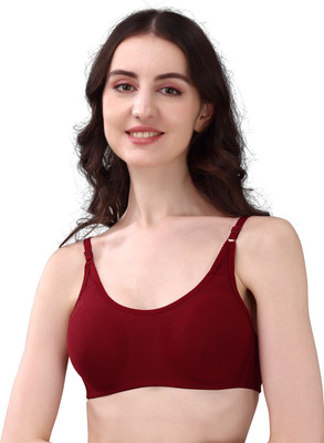 exotica lingire Exotica Lingerie Full Coverage Non Padded Miracle Bra Women T-Shirt Non Padded Bra(Maroon)