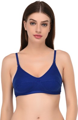 Viral Girl NA Women T-Shirt Non Padded Bra(Blue)