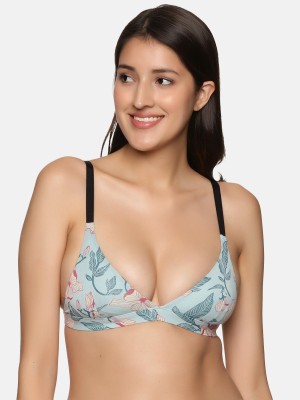 Tailor And Circus Bralette Women Bralette Non Padded Bra(Blue)