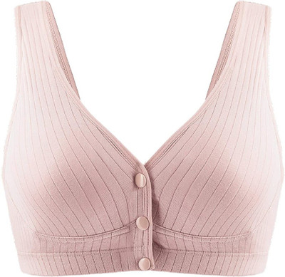 MOMISY Pink Size :3XL Women Maternity/Nursing Lightly Padded Bra(Pink)