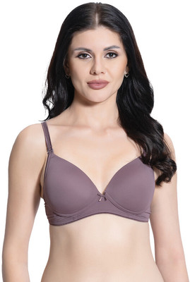 V Star PP02 Women Full Coverage Lightly Padded Bra(Purple)