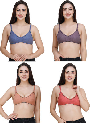 Docare FosterMino Women Everyday Non Padded Bra(Multicolor)