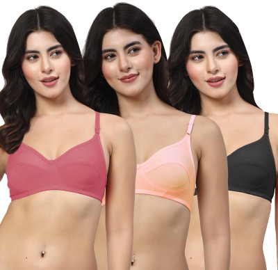 LILY iteerp Women Everyday Non Padded Bra(Multicolor)