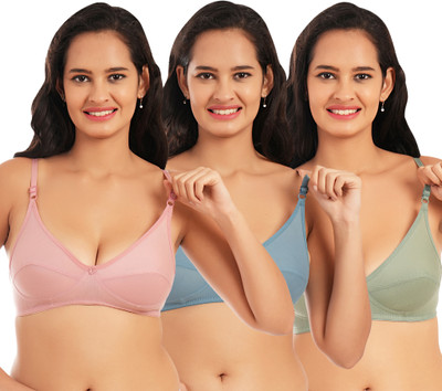 lufiya riru Women Push-up Non Padded Bra(Multicolor)