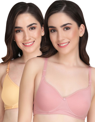 Liigne Women Full Coverage Lightly Padded Bra(Multicolor)