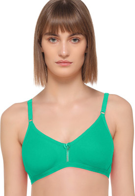 SONA Sona Women's M1020 Full Coverage tshirt Bra for women Women T-Shirt Non Padded Bra(Green)