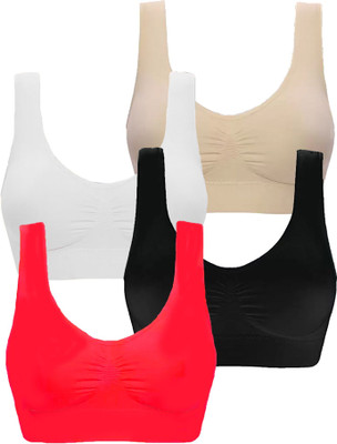 Fashocart Women Sports Non Padded Bra(Multicolor)