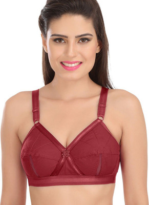 SONA PERFECTO Women Full Coverage Non Padded Bra(Maroon)