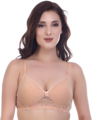 LEPTUS Lightly Padded Bra for Women with seamless and full coverage Women Everyday Heavily Padded Bra(Brown)