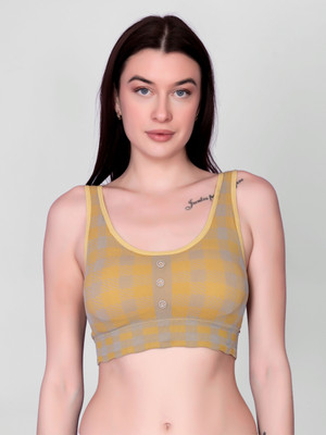 Winsure Women T-Shirt Non Padded Bra(Blue)