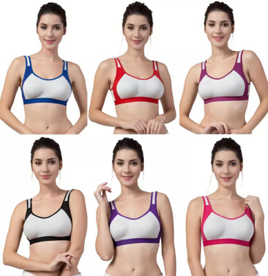 clickscart fashion Women Full Coverage Non Padded Bra(Multicolor)