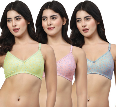 LILY Aynana Women T-Shirt Non Padded Bra(Multicolor)