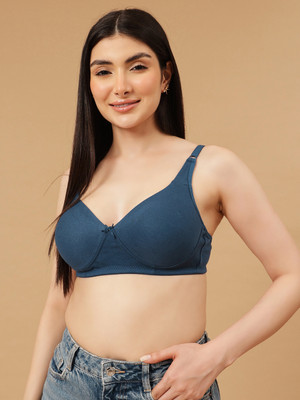 Clovia Women Full Coverage Non Padded Bra(Blue)