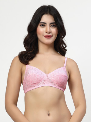 LILY sevaw Women T-Shirt Non Padded Bra(Blue, Orange, Pink)