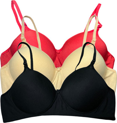 KGN RETINA Light Padded Bra For Women Women Push-up Lightly Padded Bra(Multicolor)