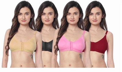 Fluxi Women Maternity/Nursing Non Padded Bra(Multicolor)
