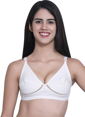 infinitystore Women T-Shirt Non Padded Bra(White)