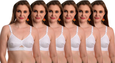 SHOBHYA BEAUTY Women Full Coverage Non Padded Bra(White)