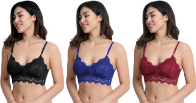 SUPER BEAUTY SB Women Full Coverage Lightly Padded Bra(Multicolor)