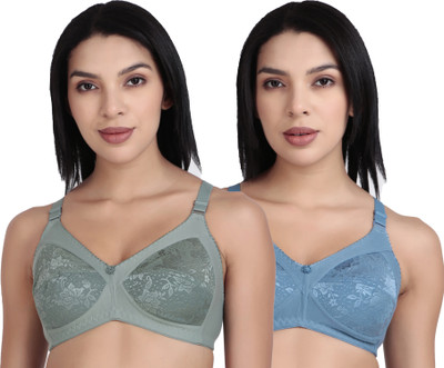 Winsure Full coverage NET heavy bust Premium Net bra Women Full Coverage Non Padded Bra(Multicolor)