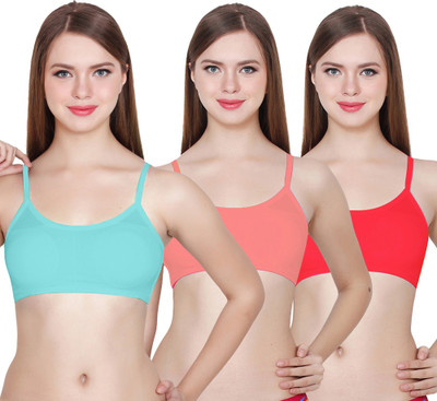 Zed SIX STRAP BRA Women Cage Bra Lightly Padded Bra(Multicolor)