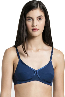 JOCKEY Women T-Shirt Non Padded Bra(Blue)