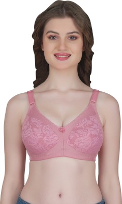 Eve's Beauty Full Coverage Bra Women Full Coverage Non Padded Bra(Pink)