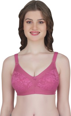 Eve's Beauty Full Coverage Bra Women Full Coverage Non Padded Bra(Maroon)