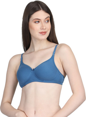 FiveFlag Women Push-up Lightly Padded Bra(Light Blue)