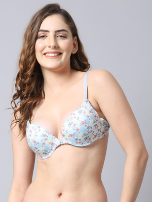 PrettyCat PrettyCat Multiway Front Open Pushup Bra. Women Push-up Heavily Padded Bra(Multicolor)