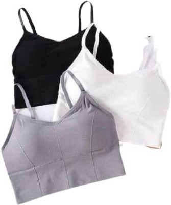 Paradise 646 sports bra Women Everyday Lightly Padded Bra(Black, White, Grey)