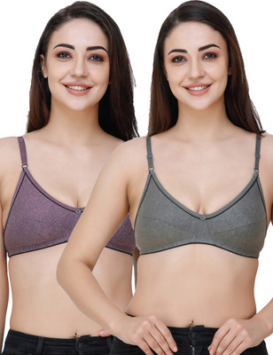 Docare FosterMino Women Everyday Non Padded Bra(Green, Purple)