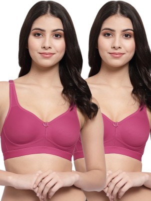 COLLEGE GIRL FullOn CG1215 T Shirt Plus Size Women Minimizer Lightly Padded Bra(Pink, Pink)