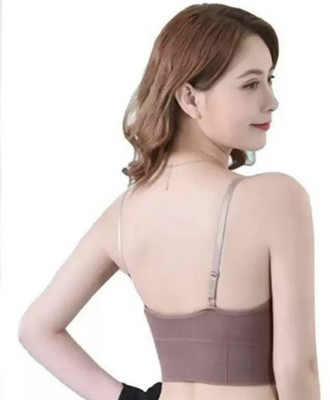 MAHEK CREATIVE fANCY FREE SIZE BRA Women Cami Bra Lightly Padded Bra(Multicolor)