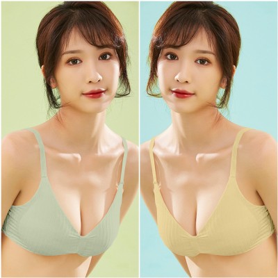 Comfy Secret Fashion Women Everyday Lightly Padded Bra(Light Green, Beige)