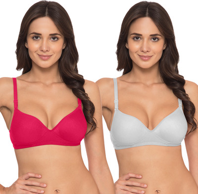 KOMLI Women Push-up Heavily Padded Bra(Multicolor)