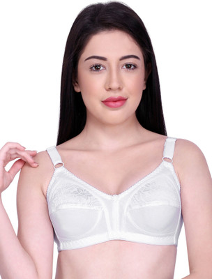 INKURV Women Full Coverage Non Padded Bra(White)