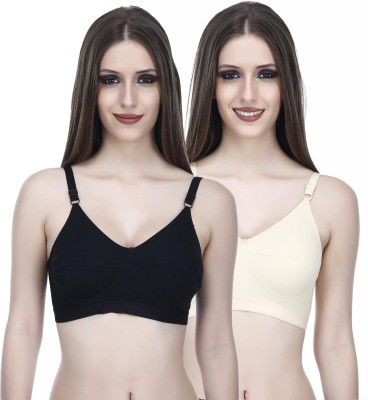 elina Women Full Coverage Non Padded Bra(Multicolor)